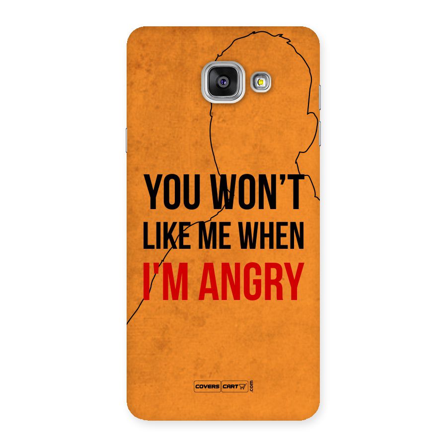 I m Angry Back Case for Galaxy A7 2016