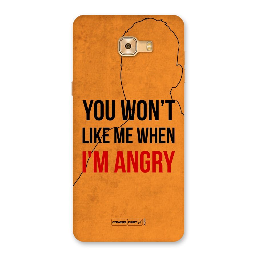 I m Angry Back Case for Galaxy C9 Pro