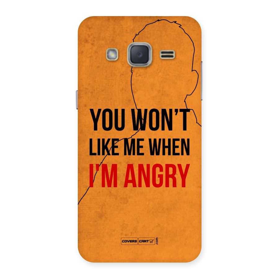 I m Angry Back Case for Galaxy J2