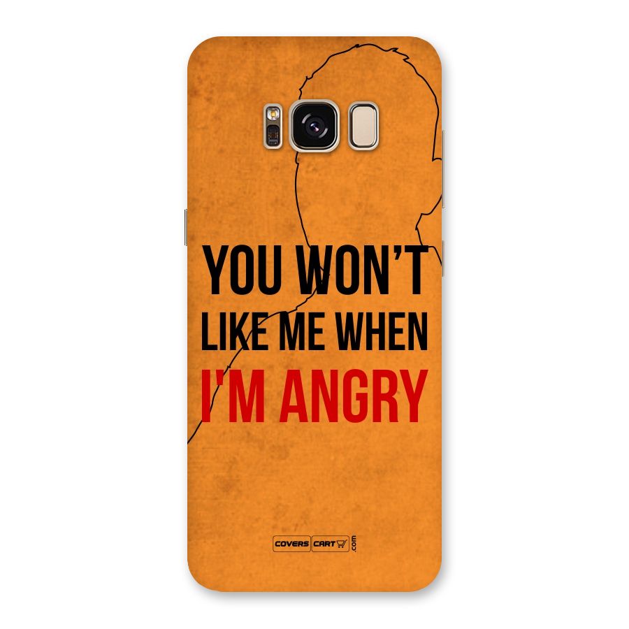 I m Angry Back Case for Galaxy S8