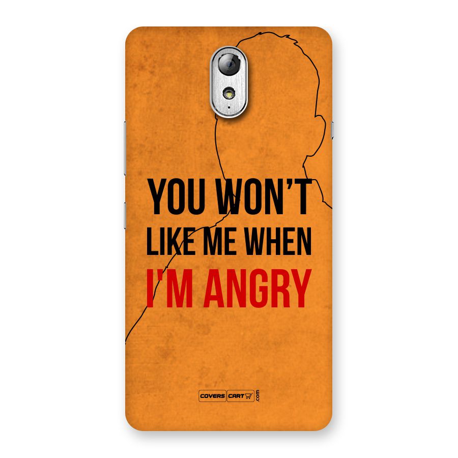 I m Angry Back Case for Lenovo Vibe P1M