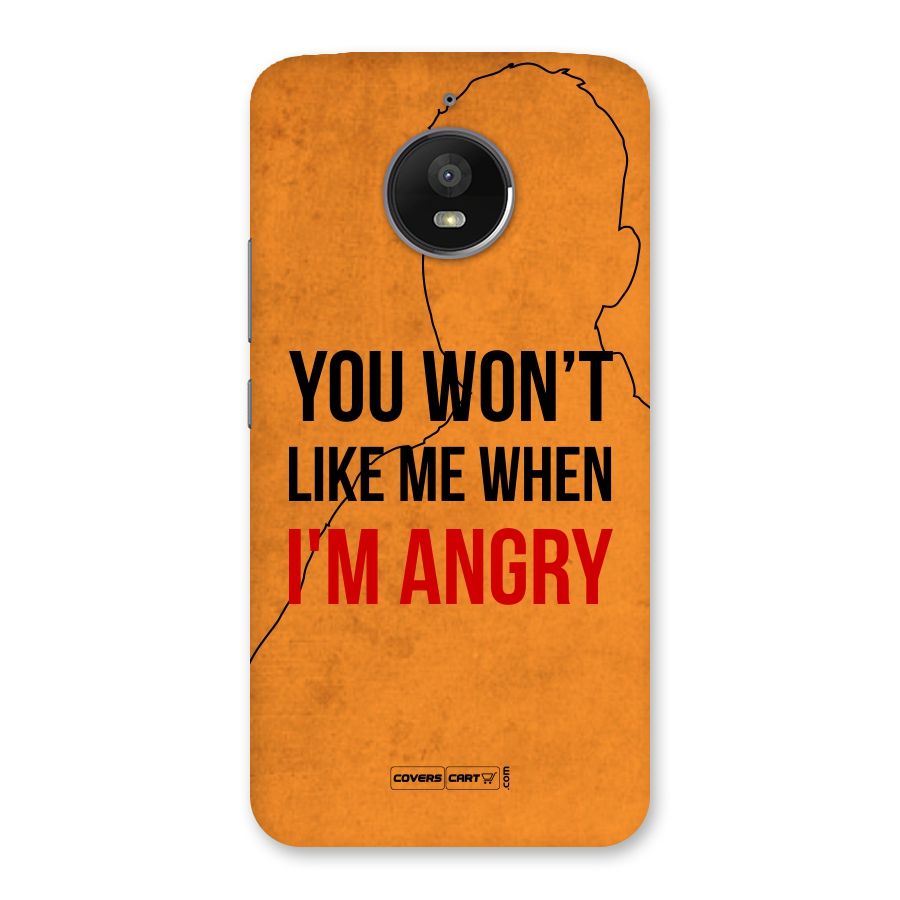 I m Angry Back Case for Moto E4 Plus