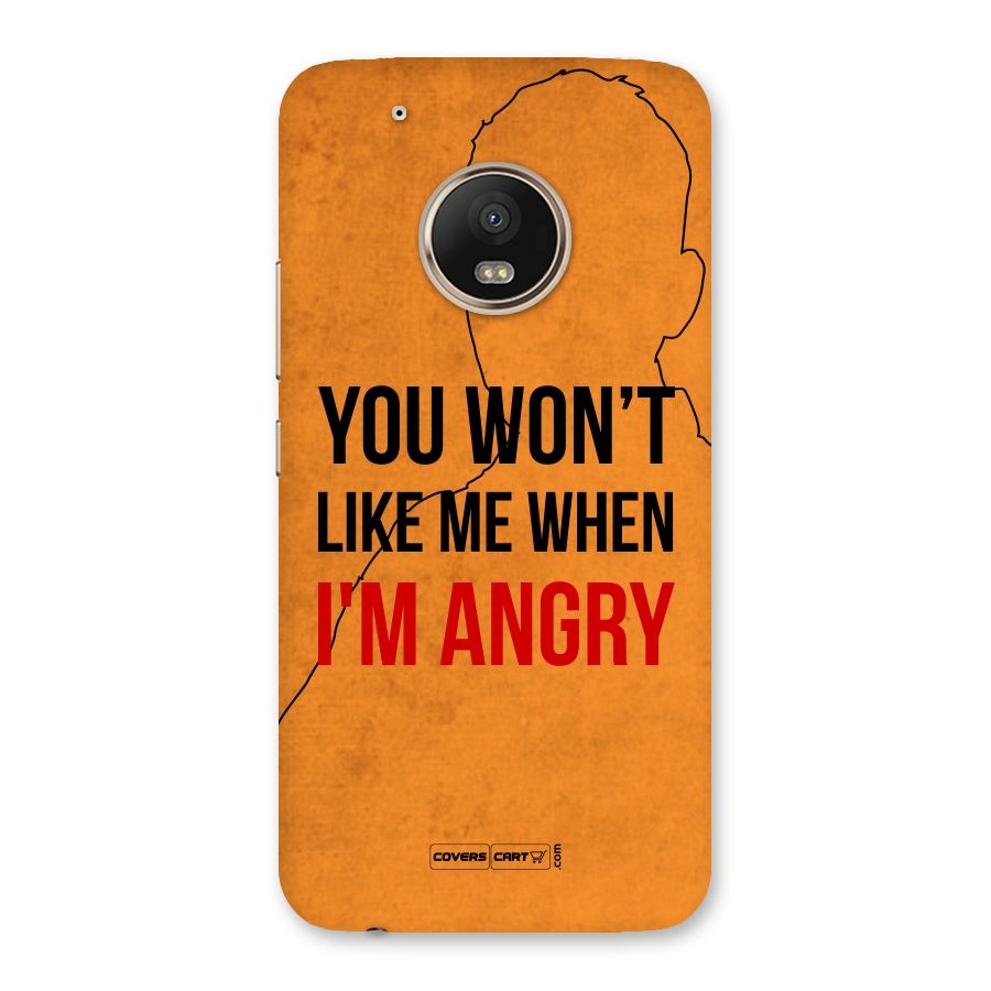 I m Angry Back Case for Moto G5 Plus