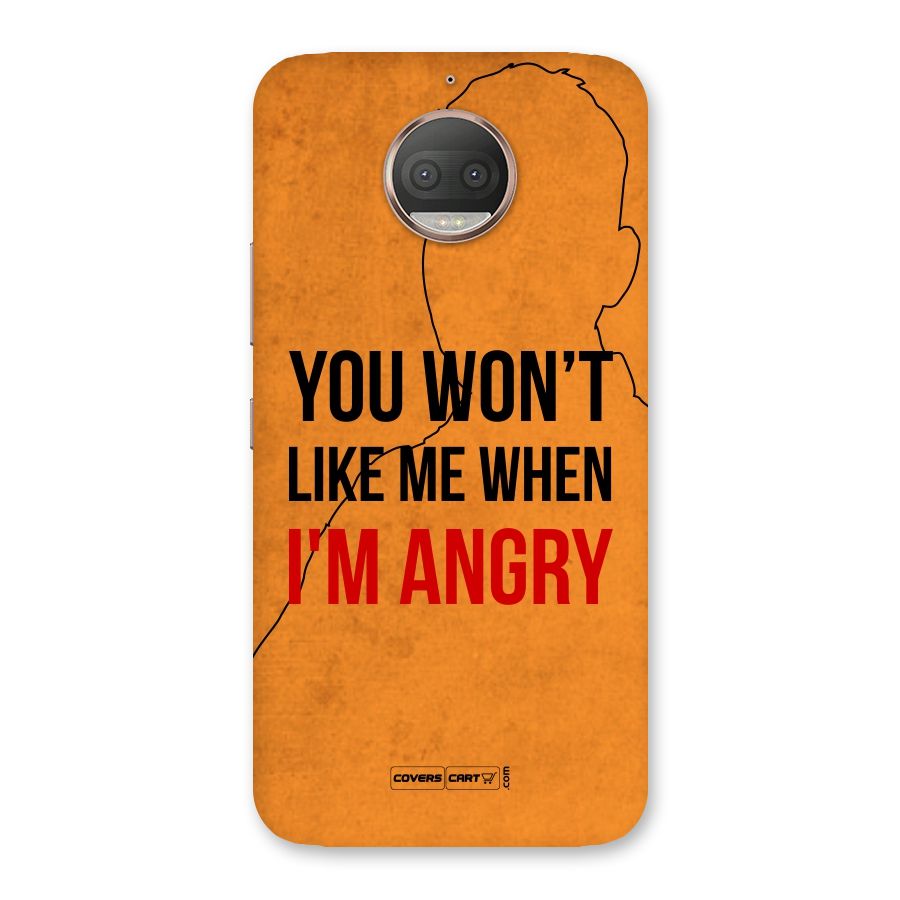 I m Angry Back Case for Moto G5s Plus