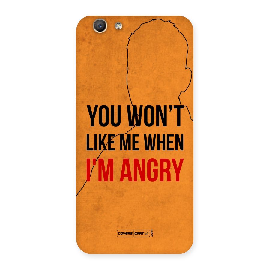 I m Angry Back Case for Oppo F1s