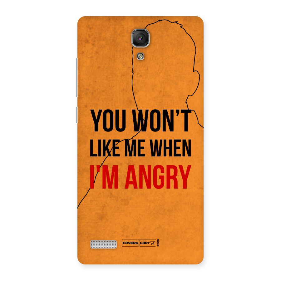 I m Angry Back Case for Redmi Note Prime