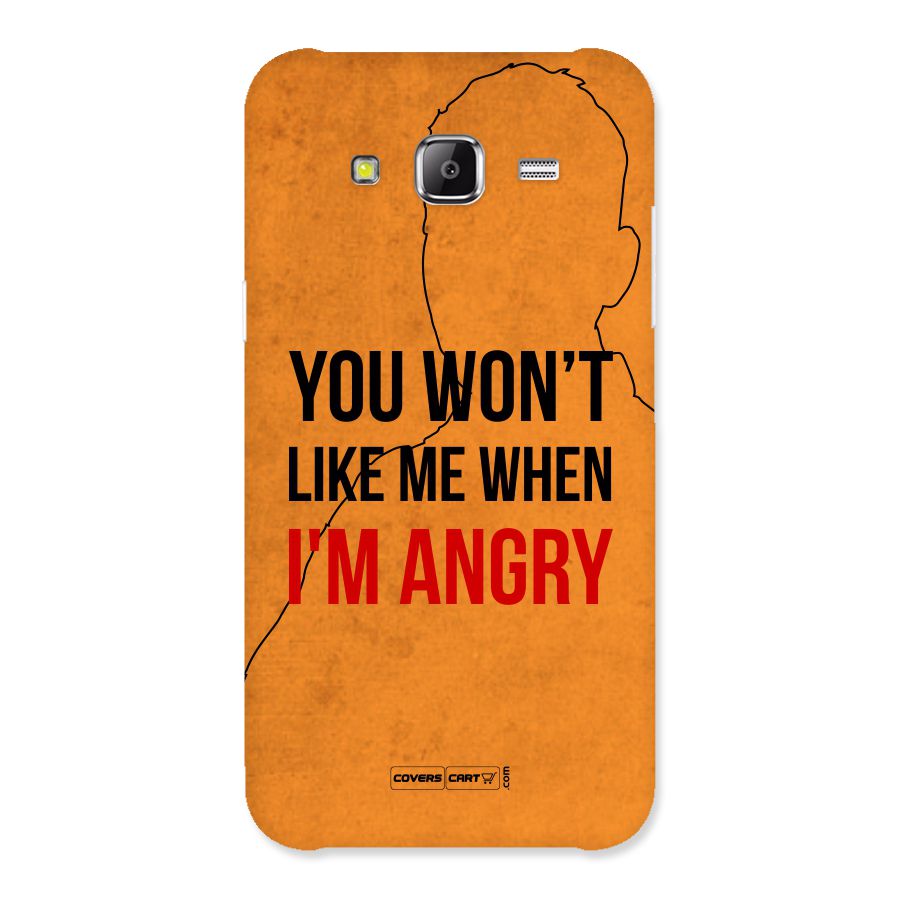 I m Angry Back Case for Samsung Galaxy J2 Prime