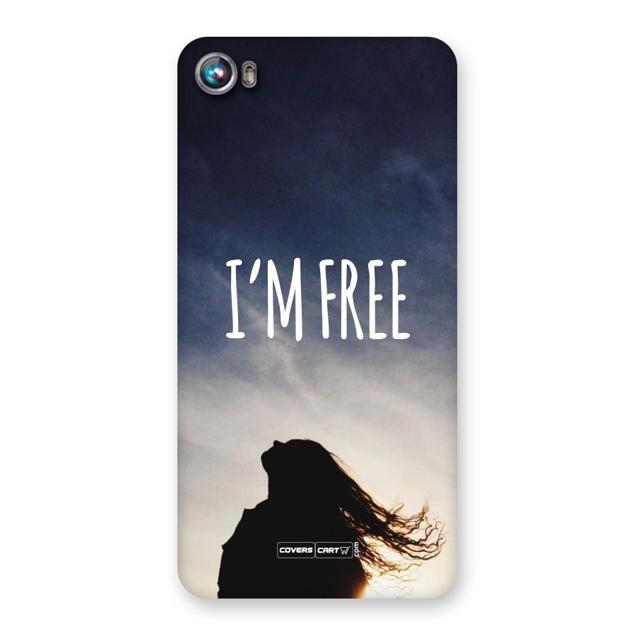 I m Free Back Case for Canvas Fire 4