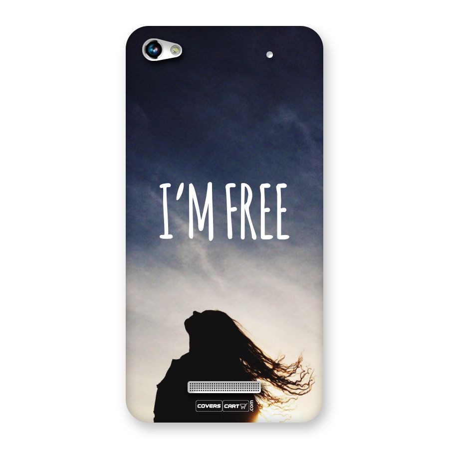 I m Free Back Case for Canvas Hue 2 A316