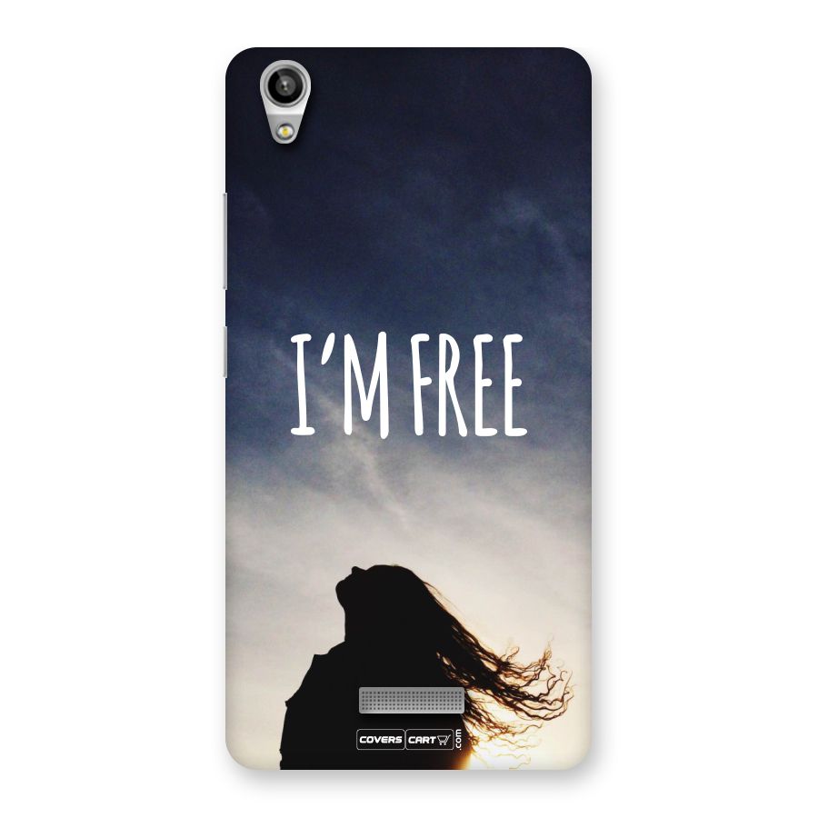 I m Free Back Case for Lava Pixel V1
