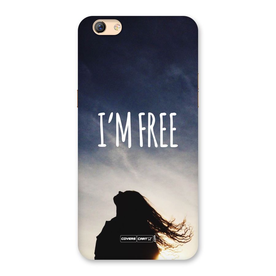 I m Free Back Case for Oppo F3 Plus