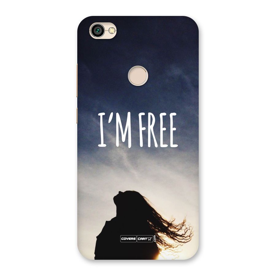 I m Free Back Case for Redmi Y1 2017