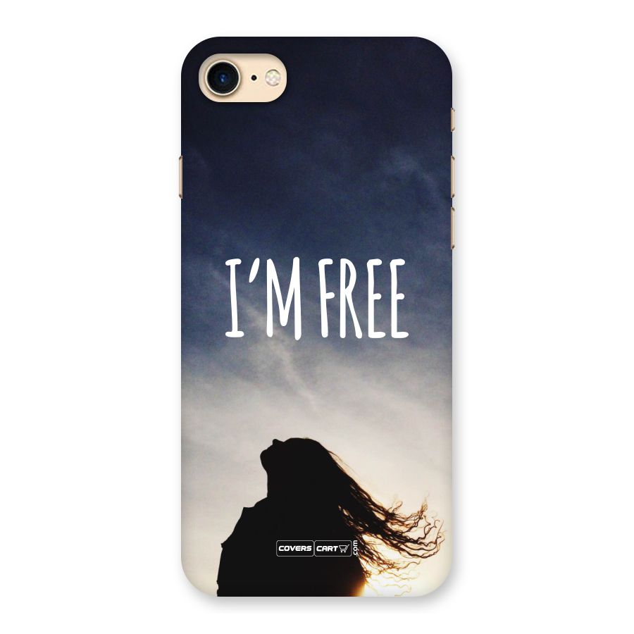 I m Free Back Case for iPhone 7