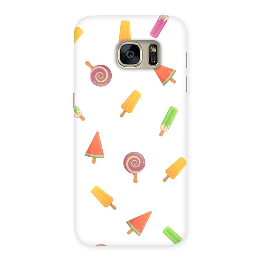 Ice Cream Colors Back Case for Galaxy S7