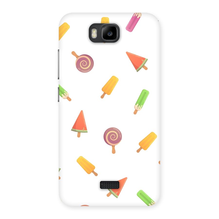 Ice Cream Colors Back Case for Honor Bee