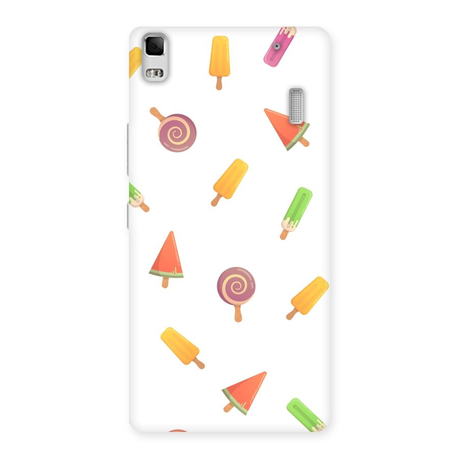 Ice Cream Colors Back Case for Lenovo K3 Note