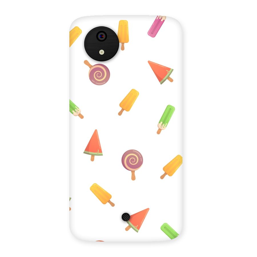 Ice Cream Colors Back Case for Micromax Canvas A1