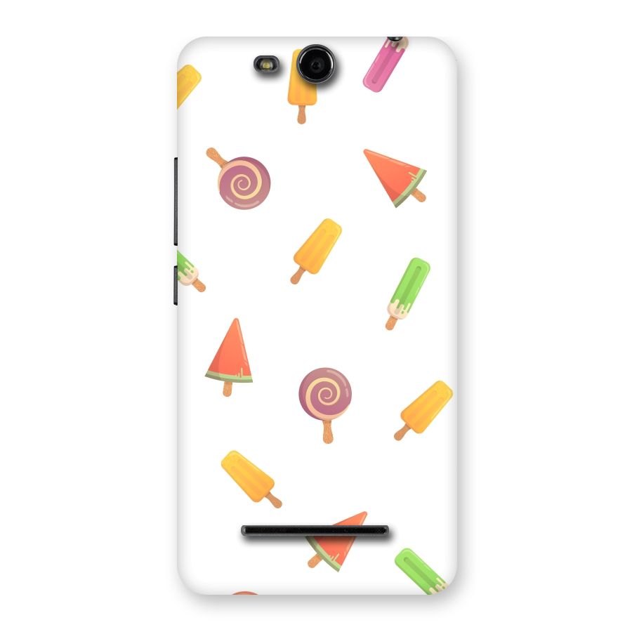 Ice Cream Colors Back Case for Micromax Canvas Juice 3 Q392