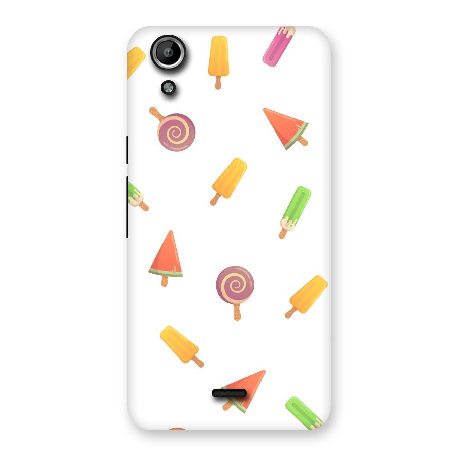 Ice Cream Colors Back Case for Micromax Canvas Selfie Lens Q345