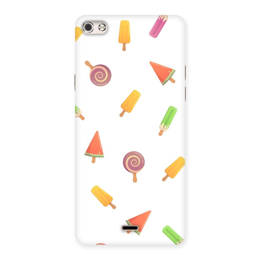 Ice Cream Colors Back Case for Micromax Canvas Silver 5