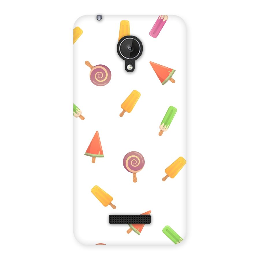 Ice Cream Colors Back Case for Micromax Canvas Spark Q380