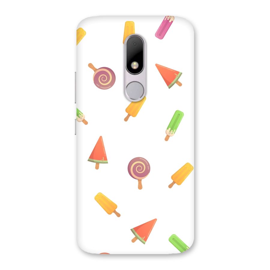 Ice Cream Colors Back Case for Moto M