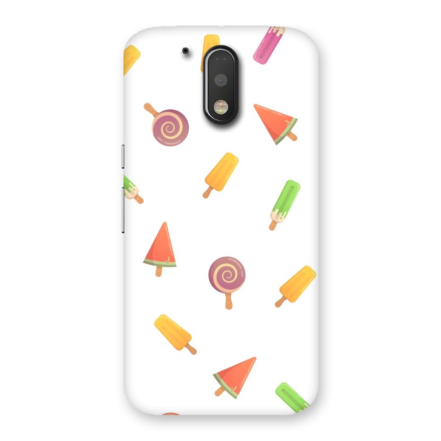 Ice Cream Colors Back Case for Motorola Moto G4