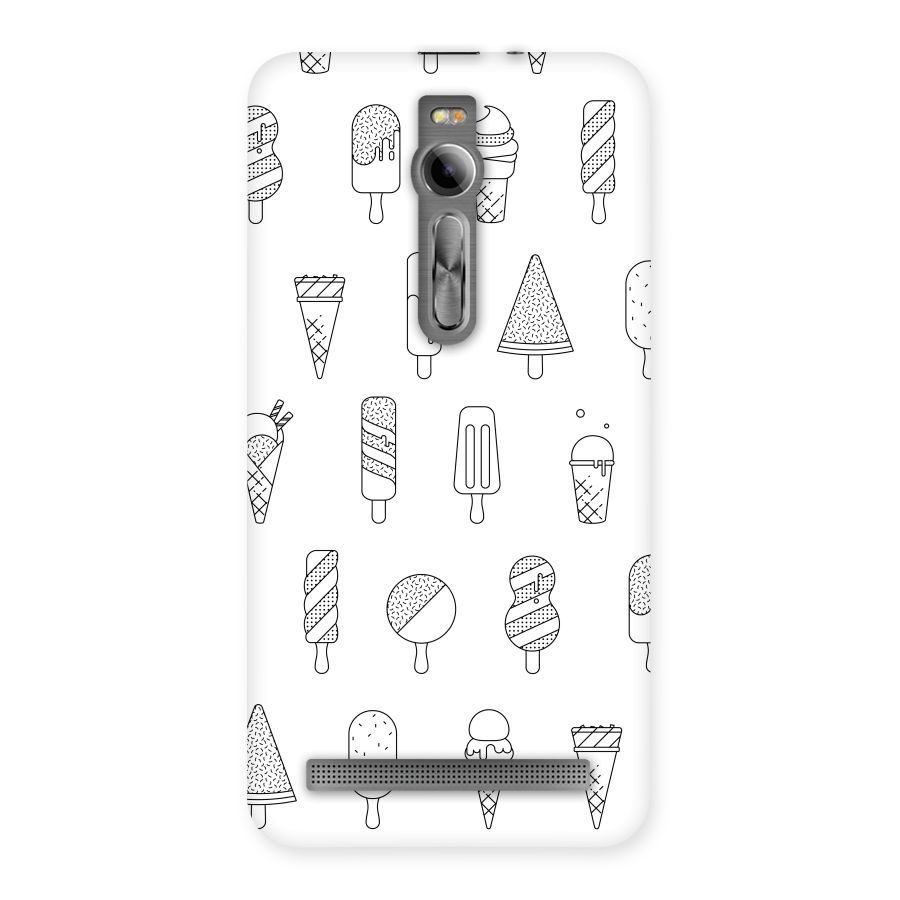 Ice Cream Lines Back Case for Asus Zenfone 2