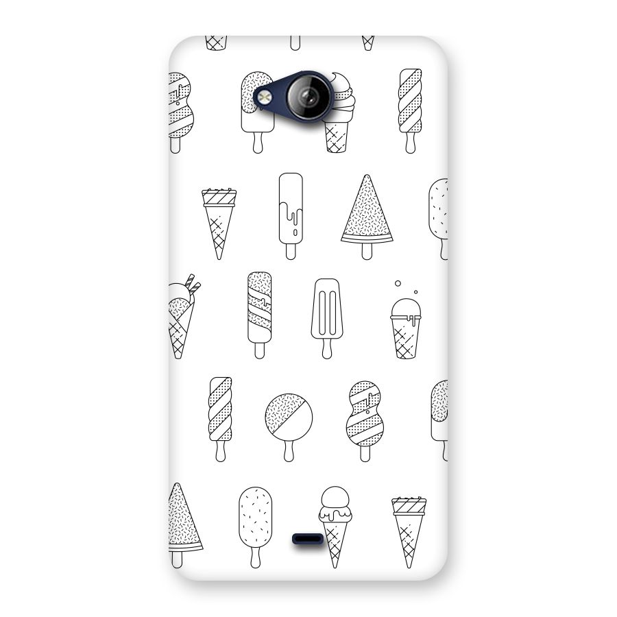 Ice Cream Lines Back Case for Canvas Play Q355