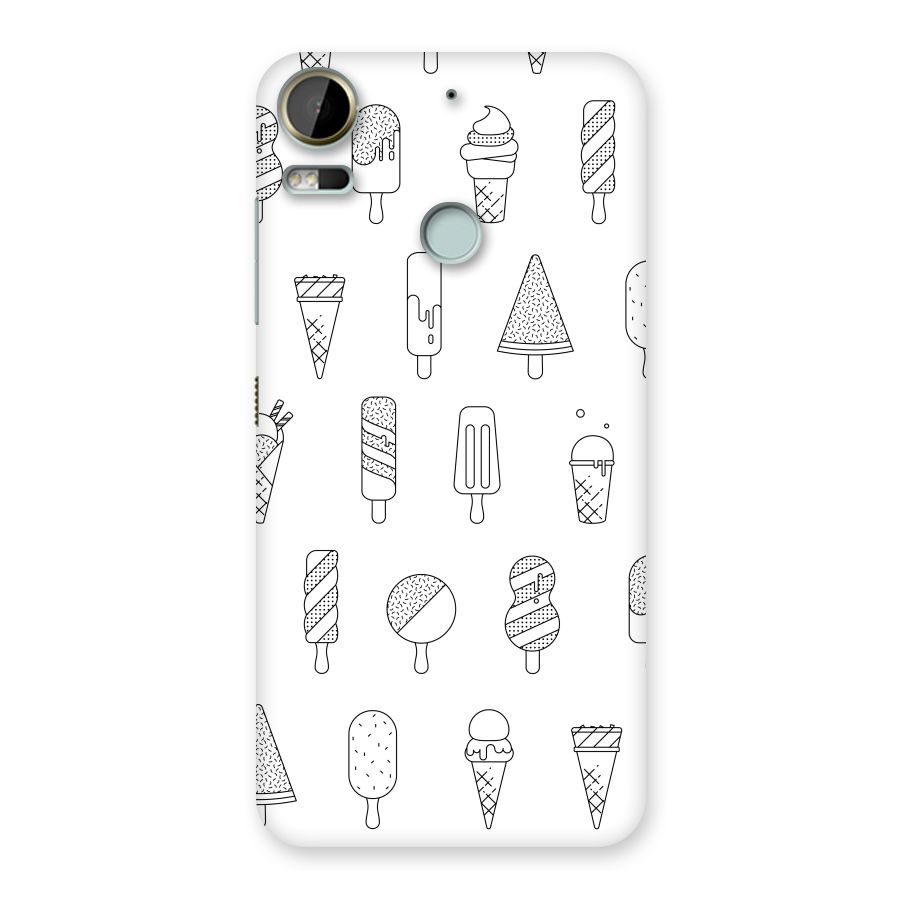 Ice Cream Lines Back Case for Desire 10 Pro