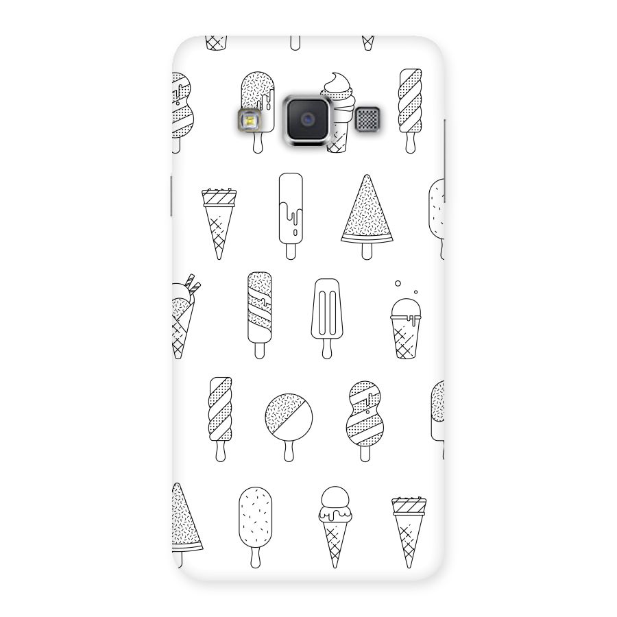 Ice Cream Lines Back Case for Galaxy A3