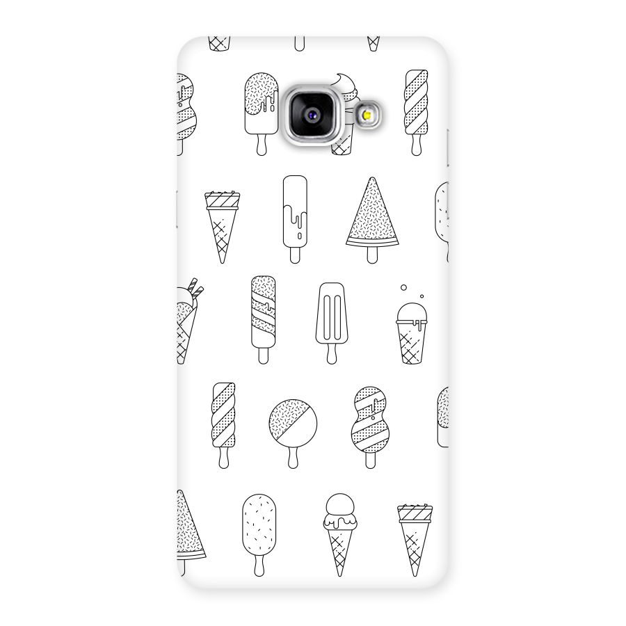 Ice Cream Lines Back Case for Galaxy A5 2016