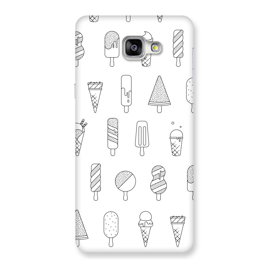 Ice Cream Lines Back Case for Galaxy A9