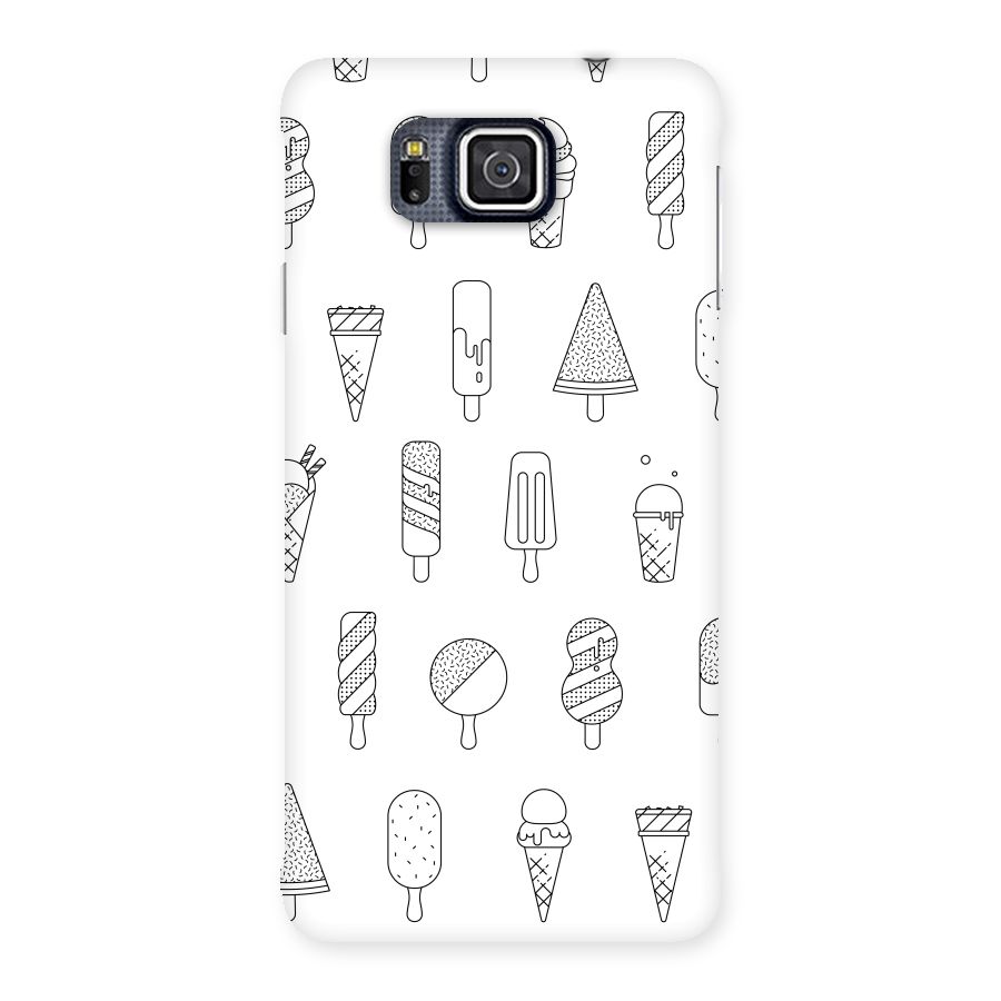 Ice Cream Lines Back Case for Galaxy Alpha