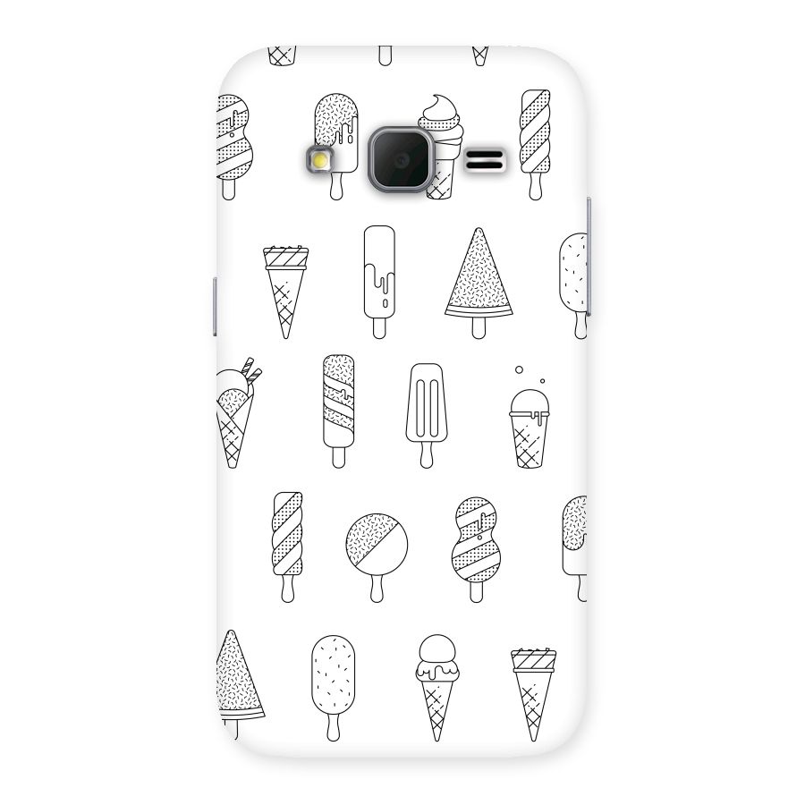 Ice Cream Lines Back Case for Galaxy Core Prime