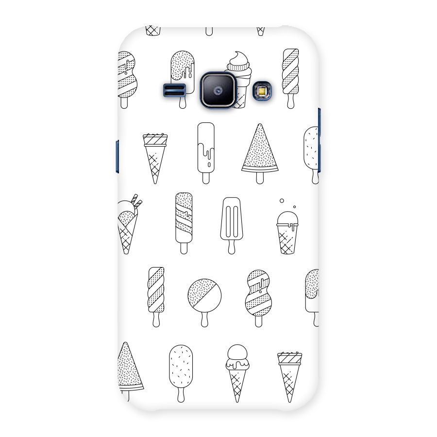 Ice Cream Lines Back Case for Galaxy J1