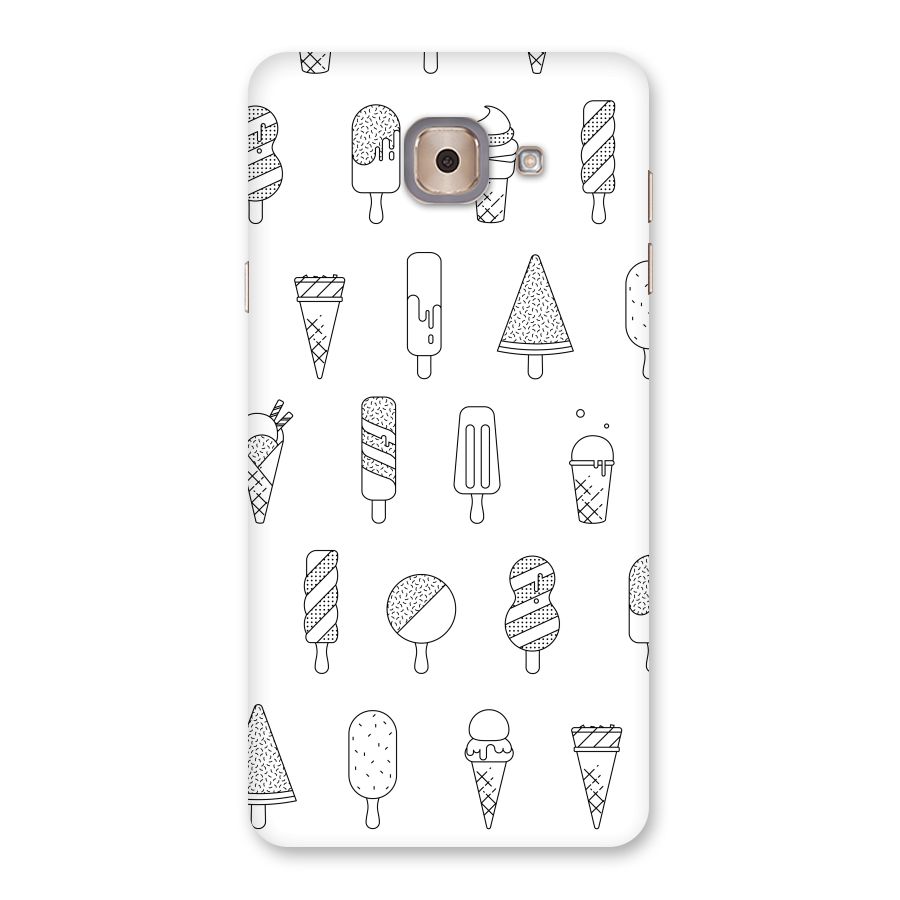 Ice Cream Lines Back Case for Galaxy J7 Max