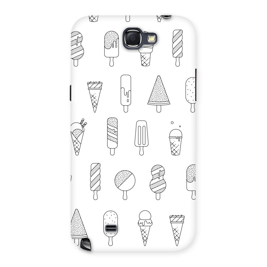 Ice Cream Lines Back Case for Galaxy Note 2