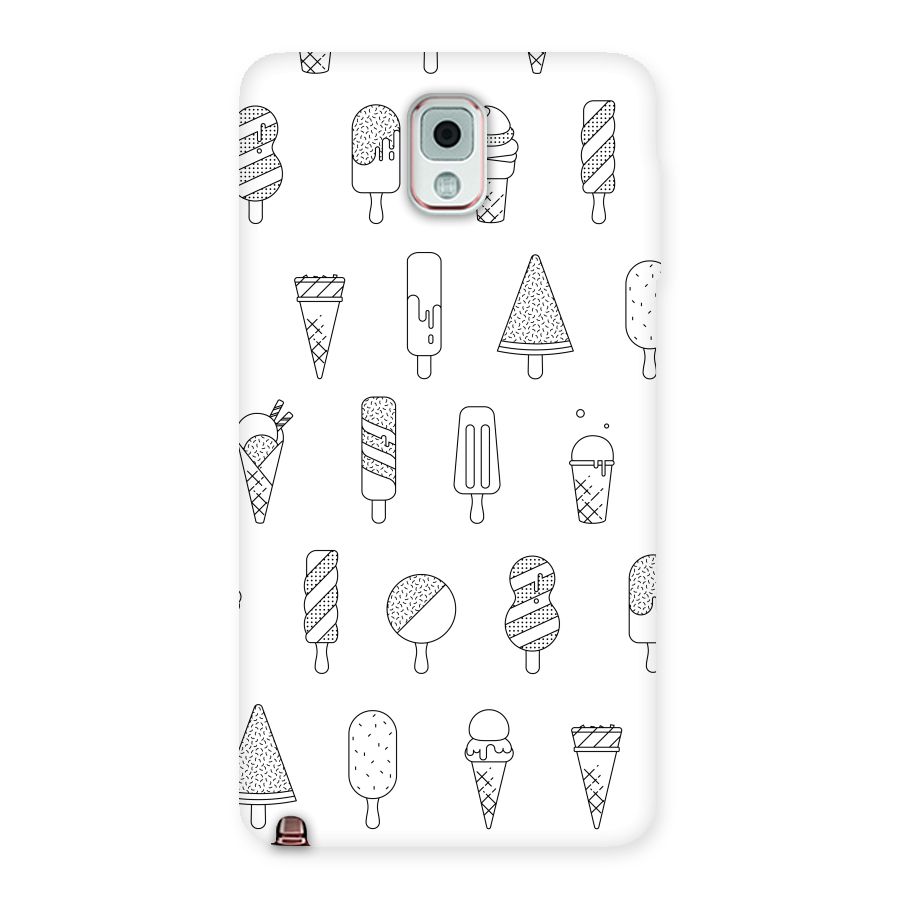 Ice Cream Lines Back Case for Galaxy Note 3