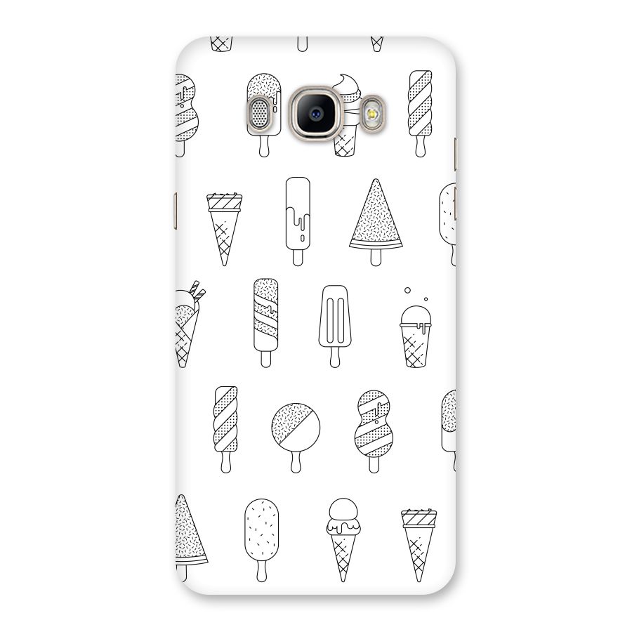 Ice Cream Lines Back Case for Galaxy On8