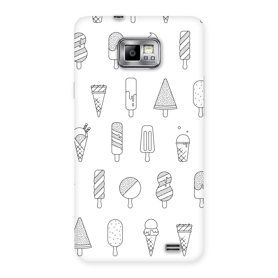 Ice Cream Lines Back Case for Galaxy S2