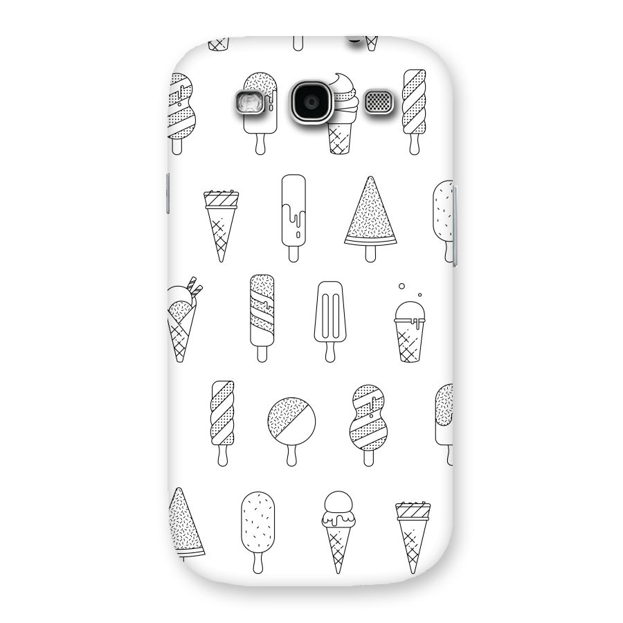 Ice Cream Lines Back Case for Galaxy S3
