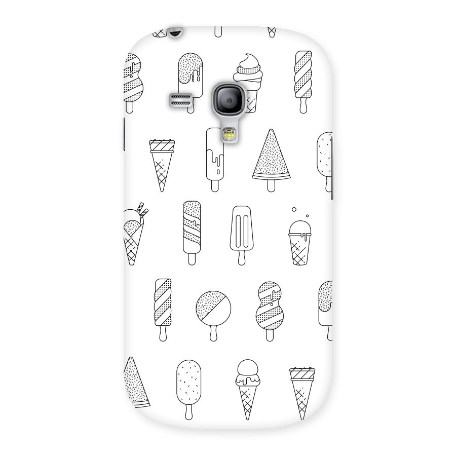 Ice Cream Lines Back Case for Galaxy S3 Mini