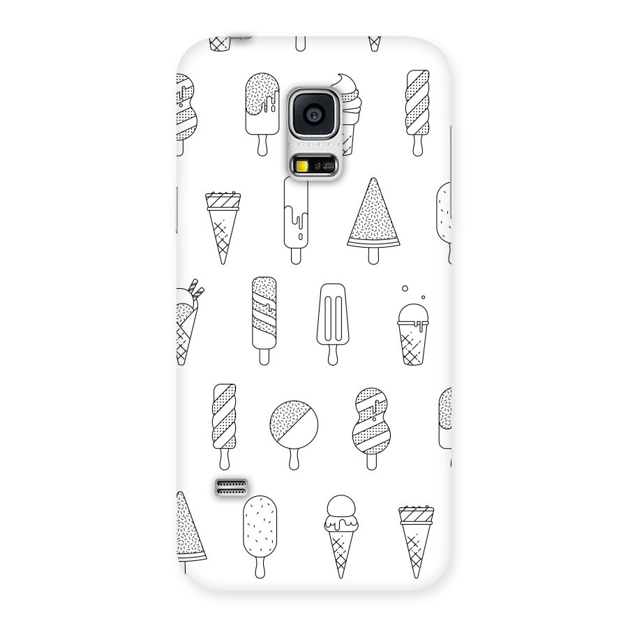 Ice Cream Lines Back Case for Galaxy S5 Mini