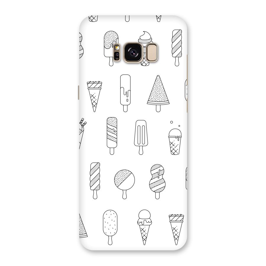 Ice Cream Lines Back Case for Galaxy S8 Plus