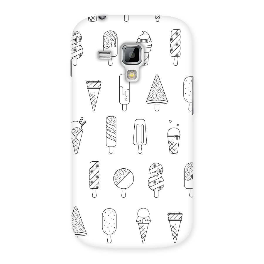 Ice Cream Lines Back Case for Galaxy S Duos