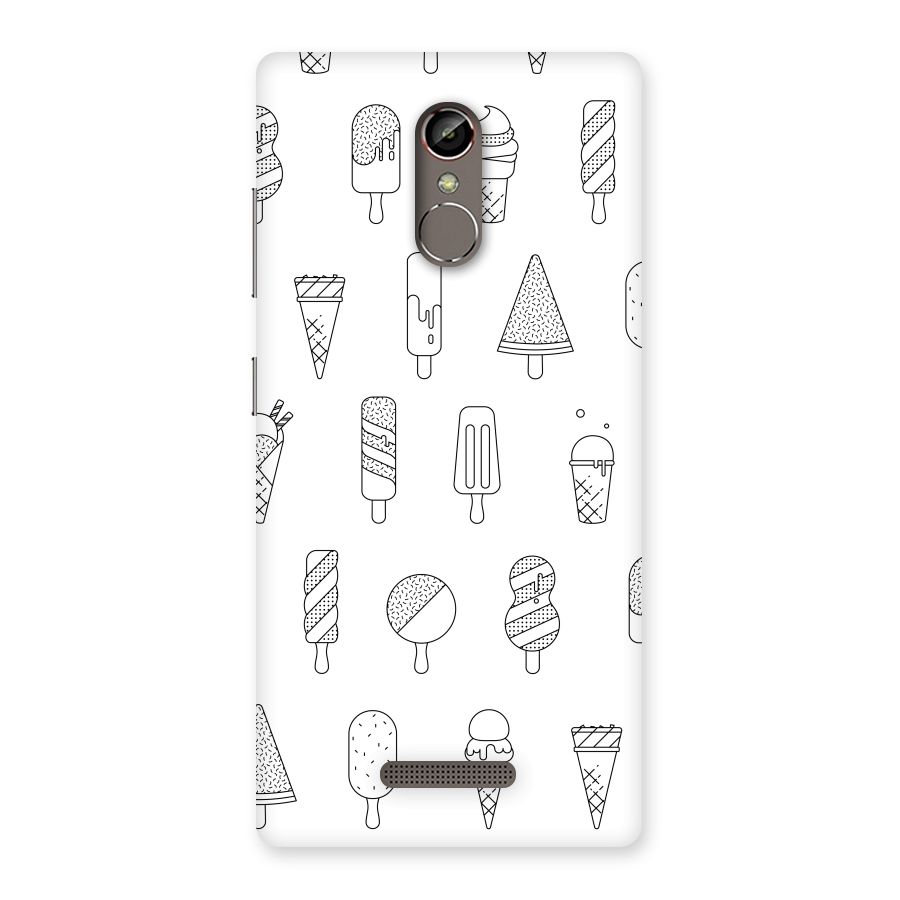 Ice Cream Lines Back Case for Gionee S6s