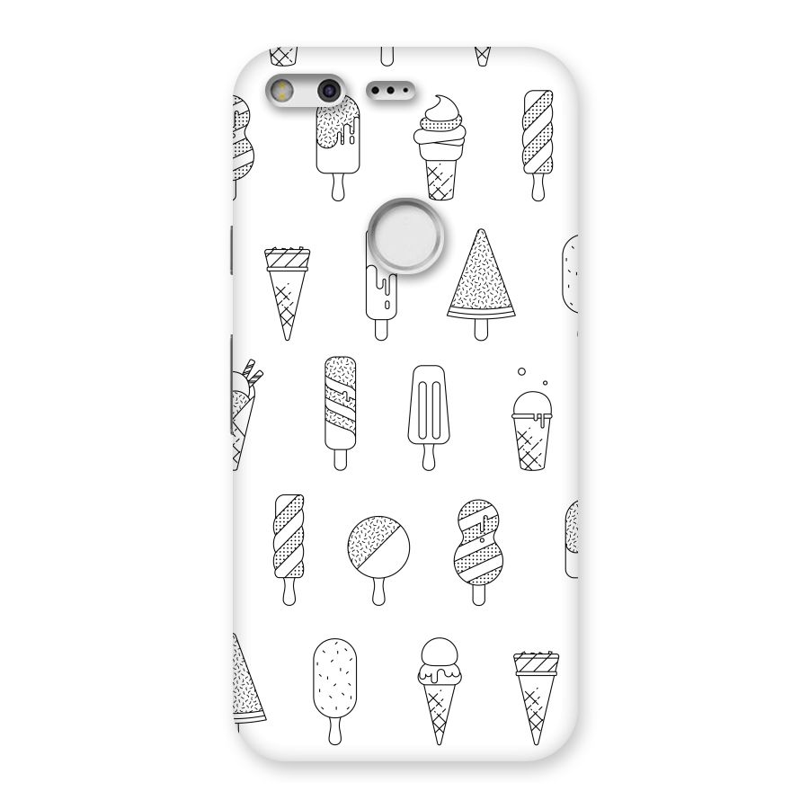 Ice Cream Lines Back Case for Google Pixel