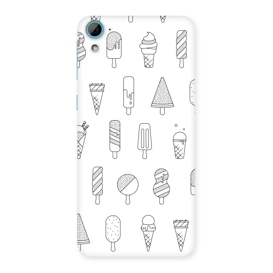 Ice Cream Lines Back Case for HTC Desire 826