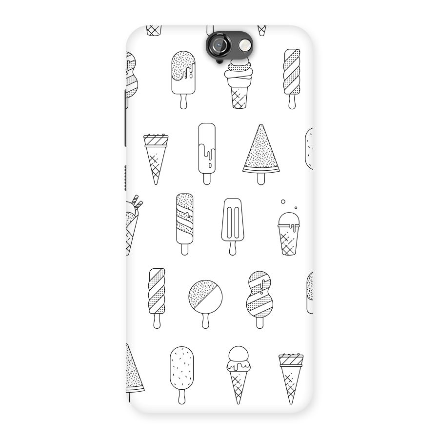 Ice Cream Lines Back Case for HTC One A9